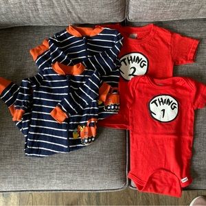 12m/3T Brother matching sets